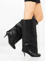 Cizme Dama cu Toc C-395 BLACK | STEPHAN