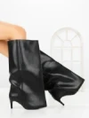 Cizme Dama cu Toc C-394 BLACK | STEPHAN
