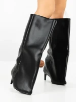Cizme Dama cu Toc C-394 BLACK | STEPHAN