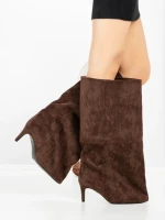 Cizme Dama cu Toc C-394 BROWN | STEPHAN