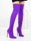 Cizme Dama cu Toc C-289 PURPLE | STEPHAN