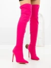 Cizme Dama cu Toc C-289 FUCHSIA | STEPHAN