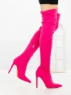 Cizme Dama cu Toc C-289 FUCHSIA | STEPHAN