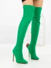 Cizme Dama cu Toc C-289 GREEN | STEPHAN