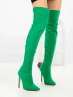 Cizme Dama cu Toc C-289 GREEN | STEPHAN