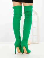Cizme Dama cu Toc C-289 GREEN | STEPHAN