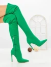 Cizme Dama cu Toc C-289 GREEN | STEPHAN