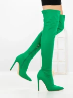 Cizme Dama cu Toc C-289 GREEN | STEPHAN