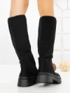 Cizme Dama cu Platforma C-175 BLACK | STEPHAN