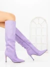 Cizme Dama cu Toc C-271 LIGHT PURPLE | STEPHAN