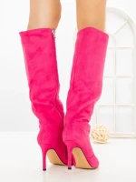 Cizme Dama cu Toc C-271 FUCHSIA | STEPHAN