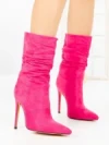 Botine cu Toc Subtire C-252 FUCHSIA | STEPHAN