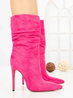 Botine cu Toc Subtire C-252 FUCHSIA | STEPHAN