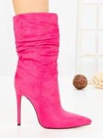 Botine cu Toc Subtire C-252 FUCHSIA | STEPHAN