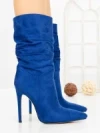 Botine cu Toc Subtire C-252 BLUE | STEPHAN