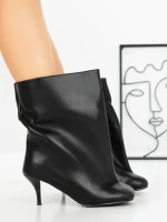 Botine cu Toc Subtire 52295 BLACK | GALLEVANI