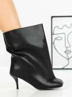 Botine cu Toc Subtire 52295 BLACK | GALLEVANI