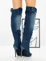 Cizme Dama cu Toc 1657 BLUE | SEASOND