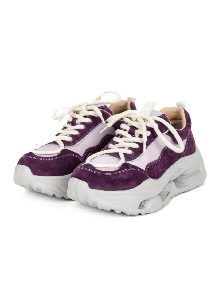 Pantofi Sport Dama din piele naturala S5352 PURPLE | FRANCO GERARDO