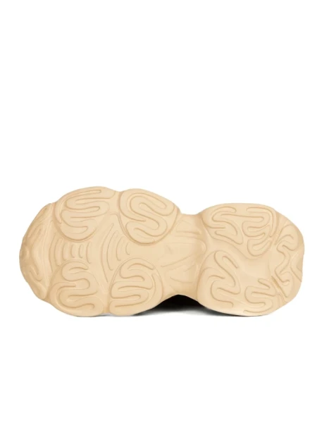 Pantofi Sport Dama din piele naturala 2586 CREAM-COFFEE | FRANCO GERARDO
