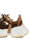 Pantofi Sport Dama din piele naturala 2586 CREAM-COFFEE | FRANCO GERARDO