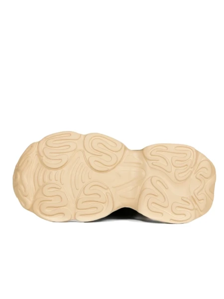 Pantofi Sport Dama din piele naturala 2586 CREAM-GREEN | FRANCO GERARDO