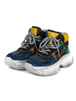 Pantofi Sport Dama din piele naturala HD7672 BLUE-GREEN | ADVANCER