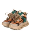 Pantofi Sport Dama din piele naturala H36839 BROWN-ORANGE | ADVANCER