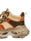 Pantofi Sport Dama din piele naturala HY6322 ORANGE-KHAKI | ADVANCER