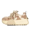 Pantofi Sport Dama cu Platforma 2587-1 CREAM-KHAKI | FRANCO GERARDO