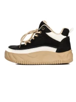 Pantofi Sport Dama din piele naturala 77038 BLACK | ADVANCER