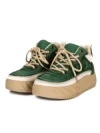 Pantofi Sport Dama din piele naturala 77038 GREEN | ADVANCER