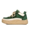Pantofi Sport Dama din piele naturala 77038 GREEN | ADVANCER