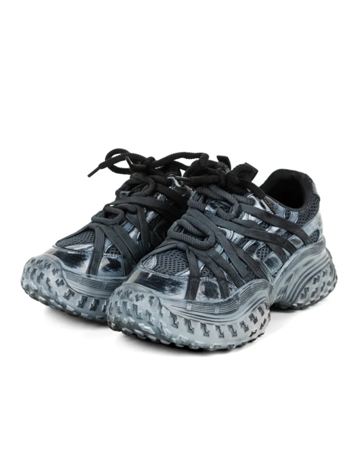 Pantofi Sport Dama din piele naturala F5150 BLACK | ADVANCER