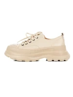 Pantofi Casual Dama din piele naturala 6805 CREAM | ADVANCER