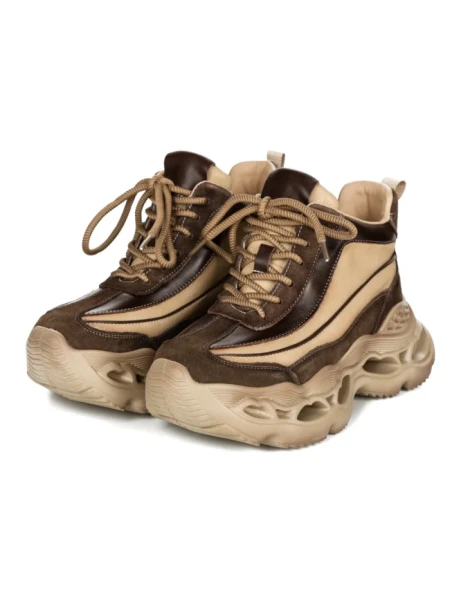 Pantofi Sport Dama din piele naturala HY6316 COFFEE | ADVANCER