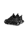 Pantofi Sport Barbati din piele naturala 24210 BLACK-GREY | ADVANCER