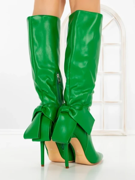 Cizme Dama cu Toc C-267 GREEN | STEPHAN