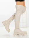 Cizme Dama cu talpa joasa C-201 BEIGE | STEPHAN
