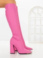 Cizme Dama cu Toc C-239 FUCHSIA | STEPHAN