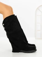 Cizme Dama cu talpa joasa 52279 BLACK | GALLEVANI