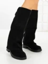 Cizme Dama cu talpa joasa 52279 BLACK | GALLEVANI