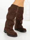 Cizme Dama cu talpa joasa 52279 BROWN | GALLEVANI
