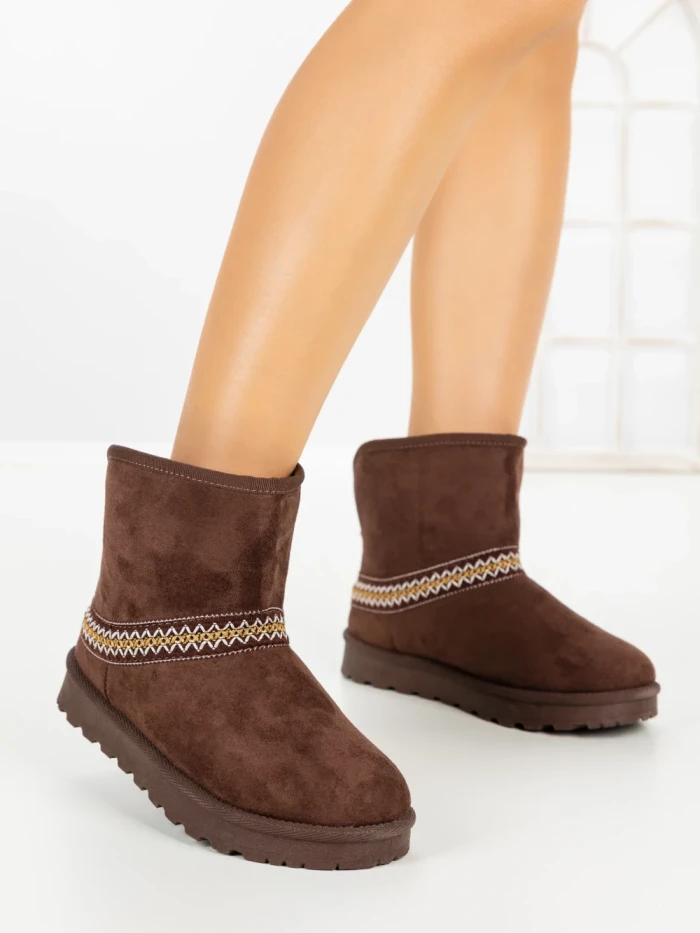 Ghete UG Dama YY-199 BROWN | GALLEVANI