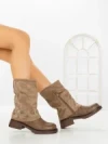 Ghete Dama 5843 KHAKI | SEASOND