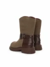 Ghete Dama din piele naturala 5150-2 KHAKI | ADVANCER
