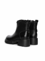 Ghete Dama din piele naturala M5221-2 BLACK | ADVANCER