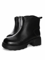Ghete Dama din piele naturala M5221-2 BLACK | ADVANCER