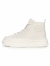 Ghete Barbati din piele naturala 7789 WHITE | ADVANCER