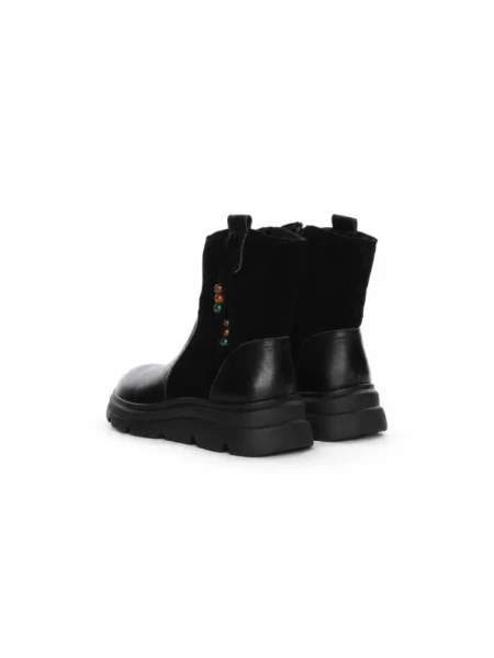 Ghete Dama din piele naturala 99312 BLACK | ADVANCER